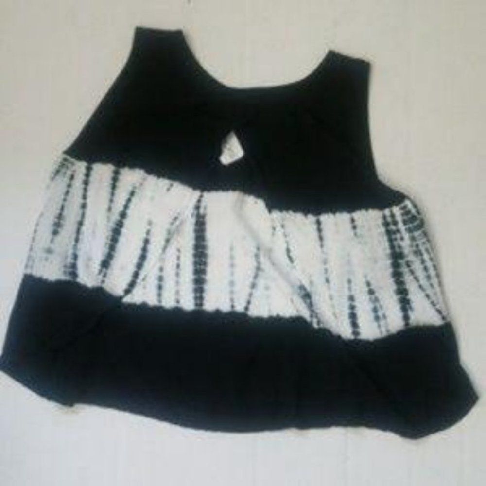 NWT She & Sky Tie Dye Crop Top Large - Picture 3 of 3